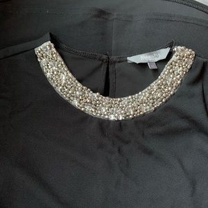 Embellished Maternity top black jeweled 12 large